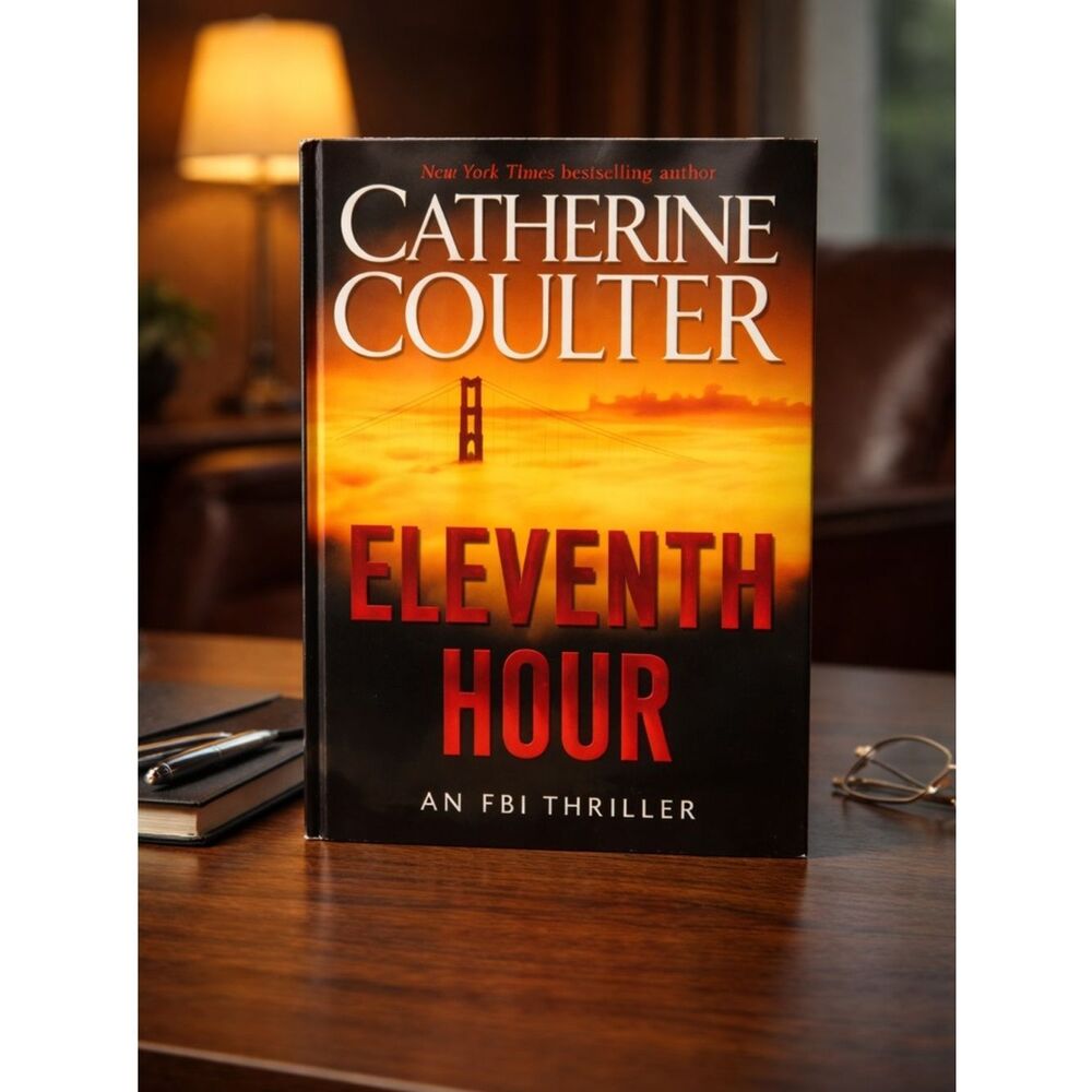 EUC - Eleventh Hour by Catherine Coulter Hardback Book - FBI Thriller